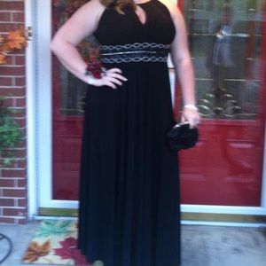 Long black formal dress